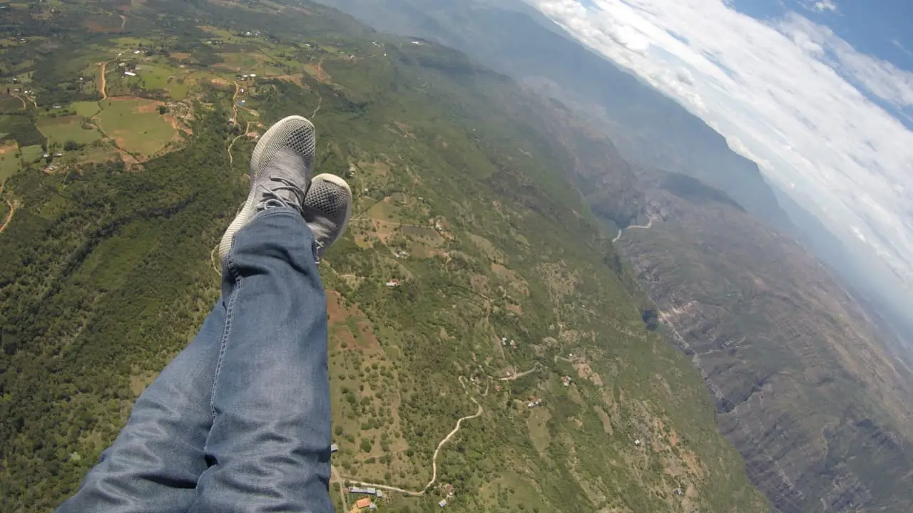 Parapente Villanueva sobre el cañón — foto 4